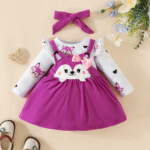 فستان بناتي من 3 قطع الوان جذابة