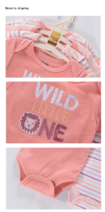 ⁦ملابس البنات حديثي الولادة مجموعة من 4 قطع⁩ - الصورة ⁦5⁩