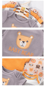 ⁦ملابس الاولاد حديثي الولادة مجموعة من 4 قطع⁩ - الصورة ⁦6⁩