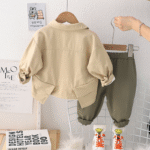 ⁦طقم ولادي من القطن و الكتان⁩ - الصورة ⁦4⁩