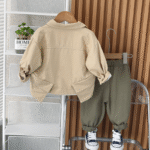 ⁦طقم ولادي من القطن و الكتان⁩ - الصورة ⁦6⁩