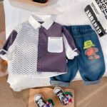 ⁦طقم ولادي من 3 قطع⁩ - الصورة ⁦2⁩