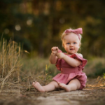 سالوبيت رومبير بكشكشة سادة للبنات حديثي الولادة