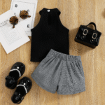 ⁦طقم بناتي  قطعتين بشورت⁩ - الصورة ⁦3⁩